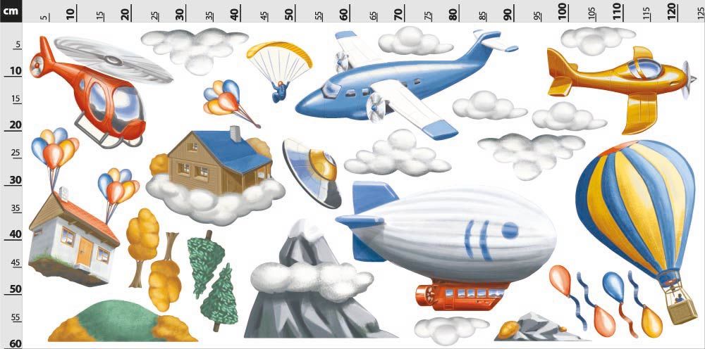 Flugzeuge und Ballons - Pressebogen